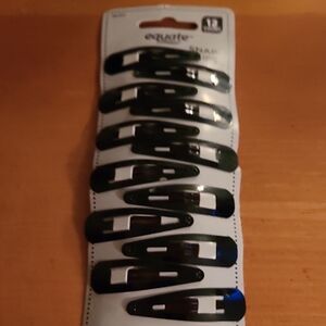 Equate Black Hair Clips Set